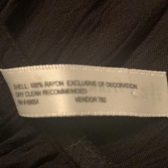 Franchesca’s Black Swim Coverup Size M #149 - Picture 7 of 8